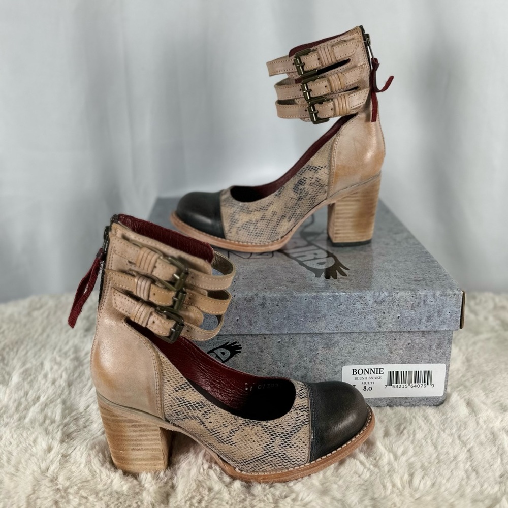 Freebird Bonnie | Blush Snakeskin Multi | Size 8
